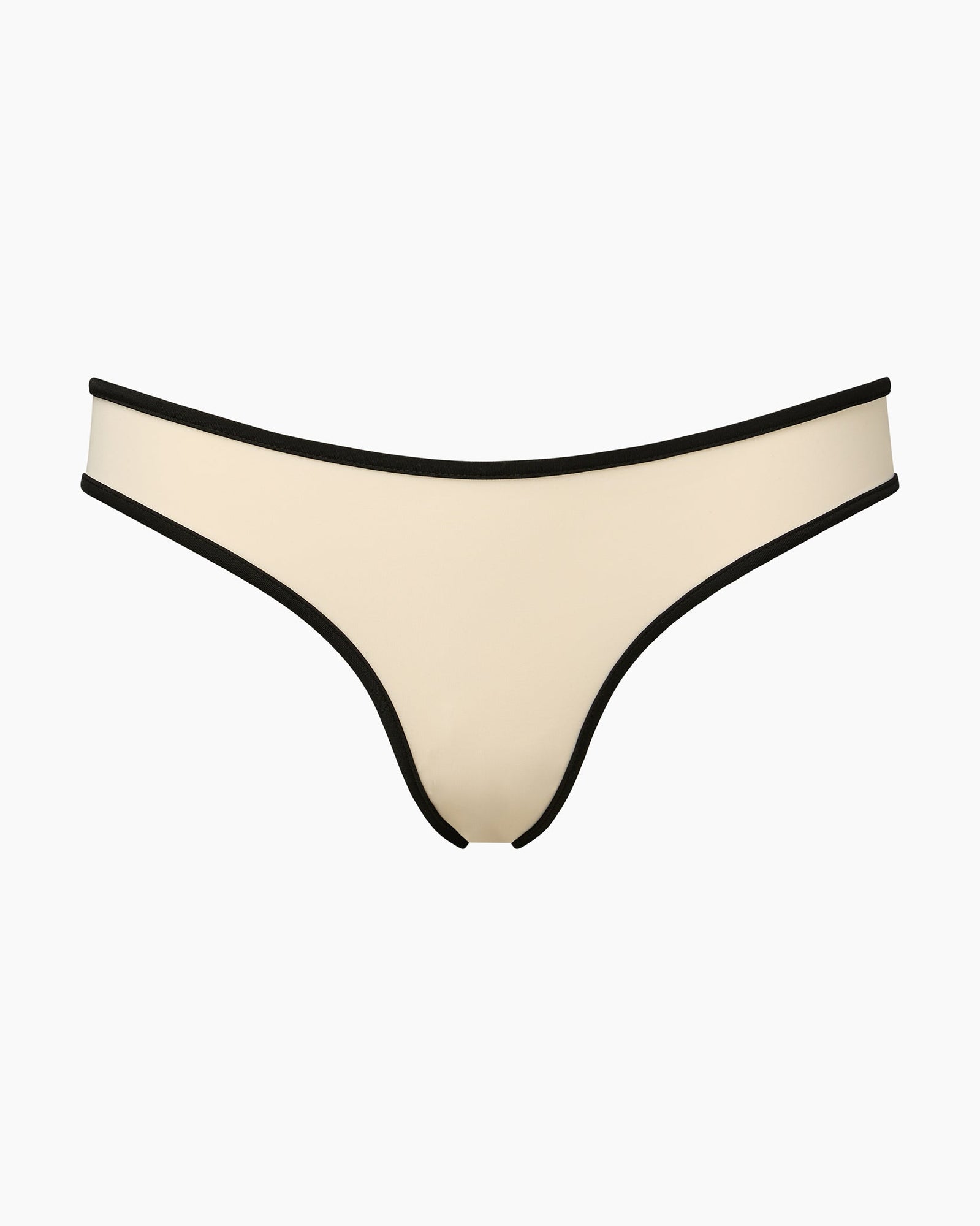 Womens | Milly Bikini Bottom | Egret/Black