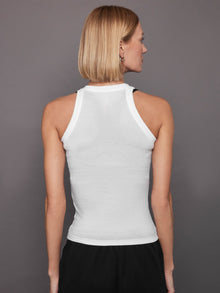 Bandier | Rivington Ribbed Tank | White