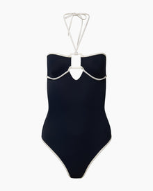 Womens | Palermo One Piece | Deep Navy/White