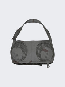 Women | Marine Serre | Regenerated Bandeau Top | Dark Grey