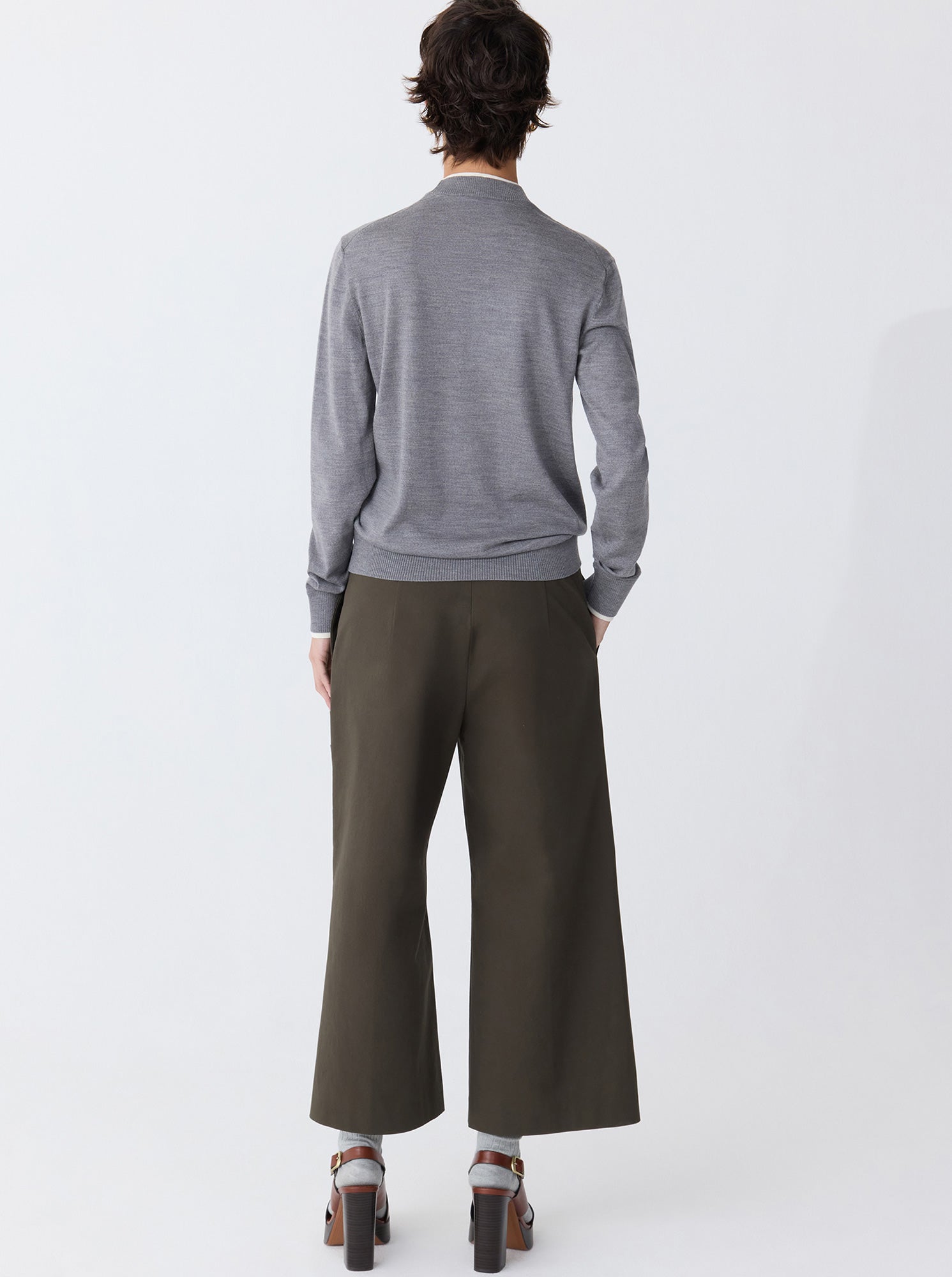 Wyeth Cropped-Leg Pant | Forest