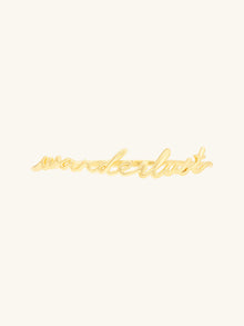 Wanderlust Bangle | 14K Gold Plated Brass
