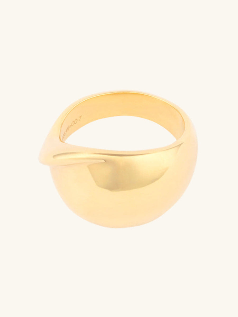 Flow Dome Ring | 14K Gold Vermeil