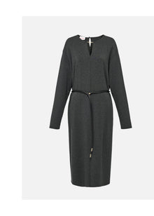 Warm Knit Dress | Gray