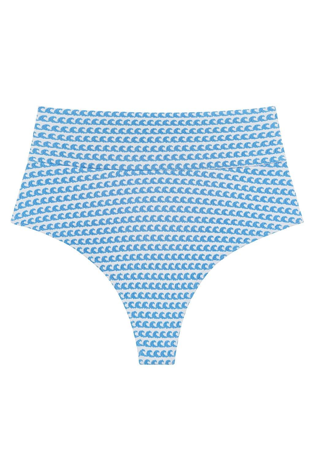 Added Coverage High Rise Bikini Bottom | Wave Repeat