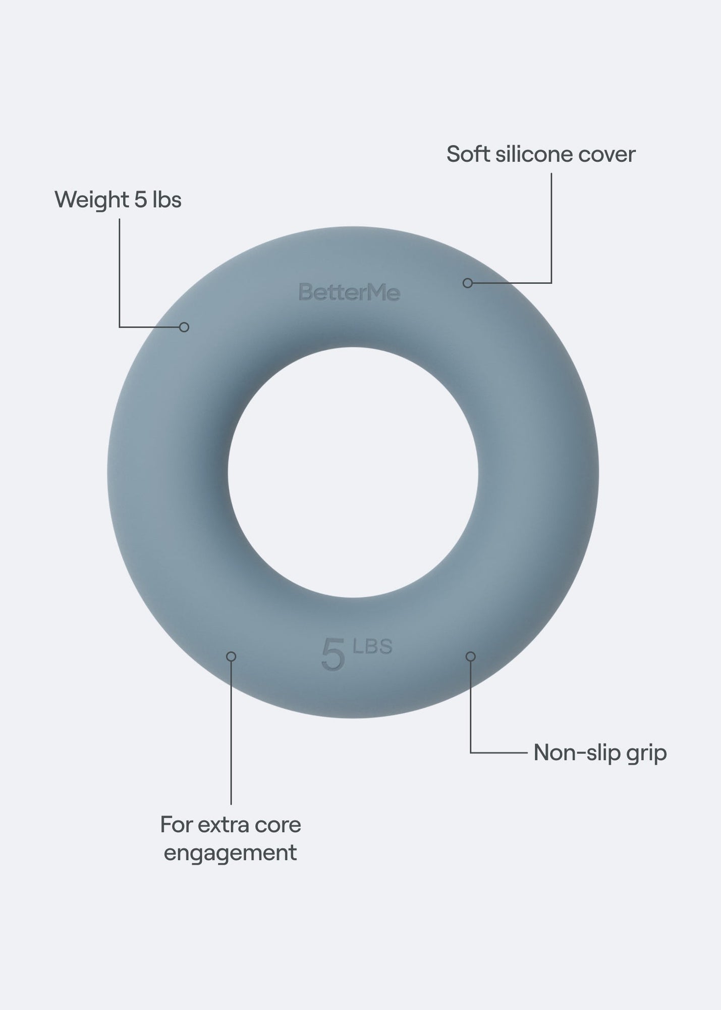 Weight Ring | Stone Gray