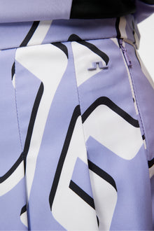 Women | Adina Print Skirt | Bridge Wave Sweet Lavender