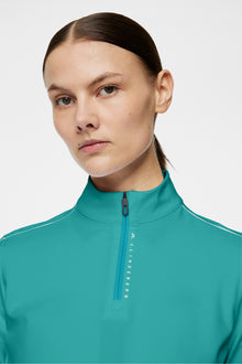 Women | Adiola Quarter Zip Mid Layer | Teal