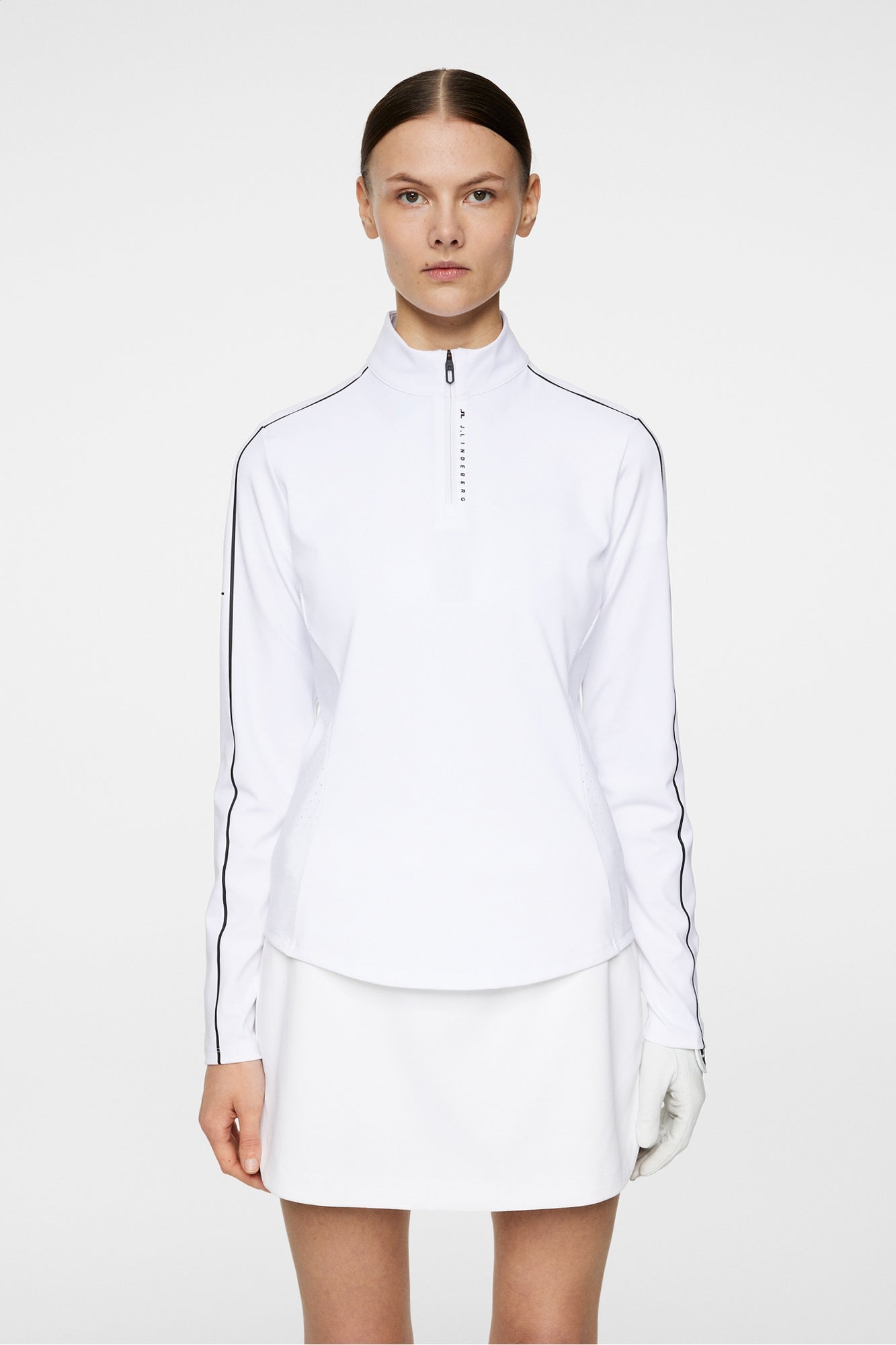 Women | Adiola Quarter Zip Mid Layer | White