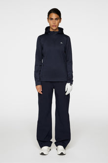 Women | Aerial Quarter Zip Hood | JL Navy