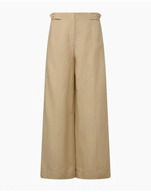 Women | Air Linen Palazzo Pant | Jute