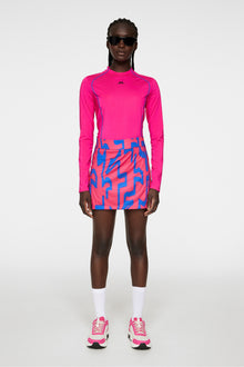 Women | Allien Long Sleeve Top | Pink Peacock