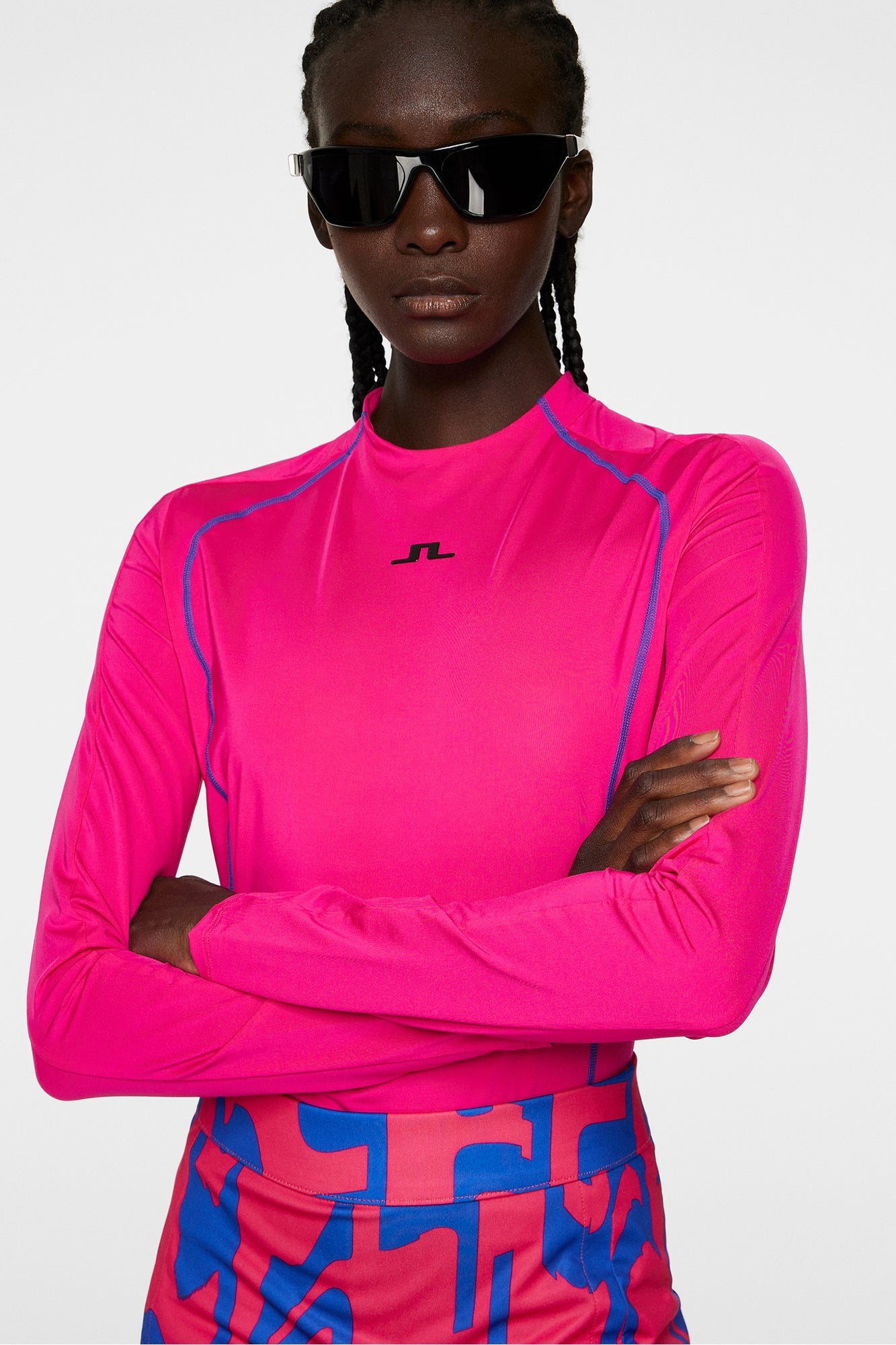 Women | Allien Long Sleeve Top | Pink Peacock