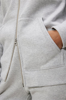 Women | Alpha Zip Hood | Light Grey Melange