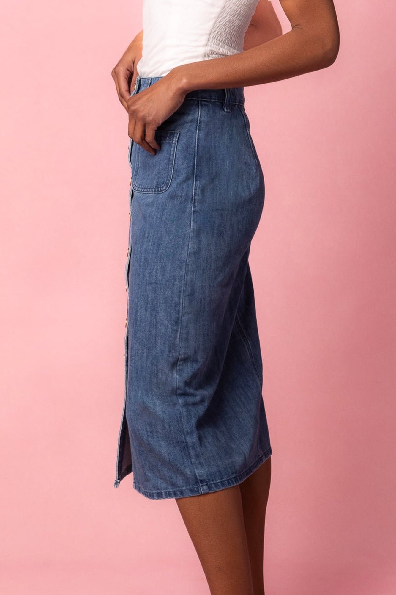 Women | Emma Denim Skirt | Blue