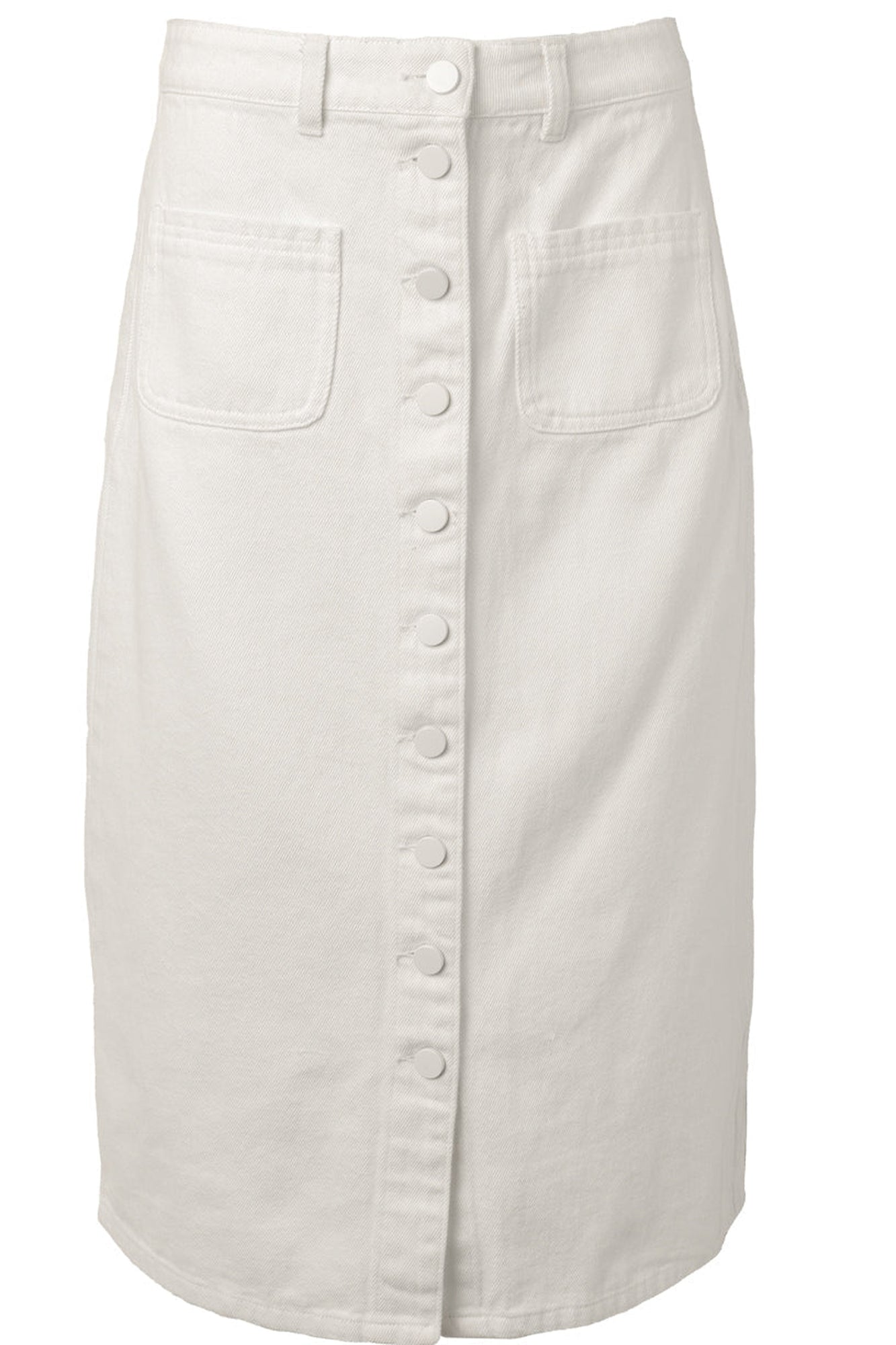 Women | Emma Denim Skirt | White