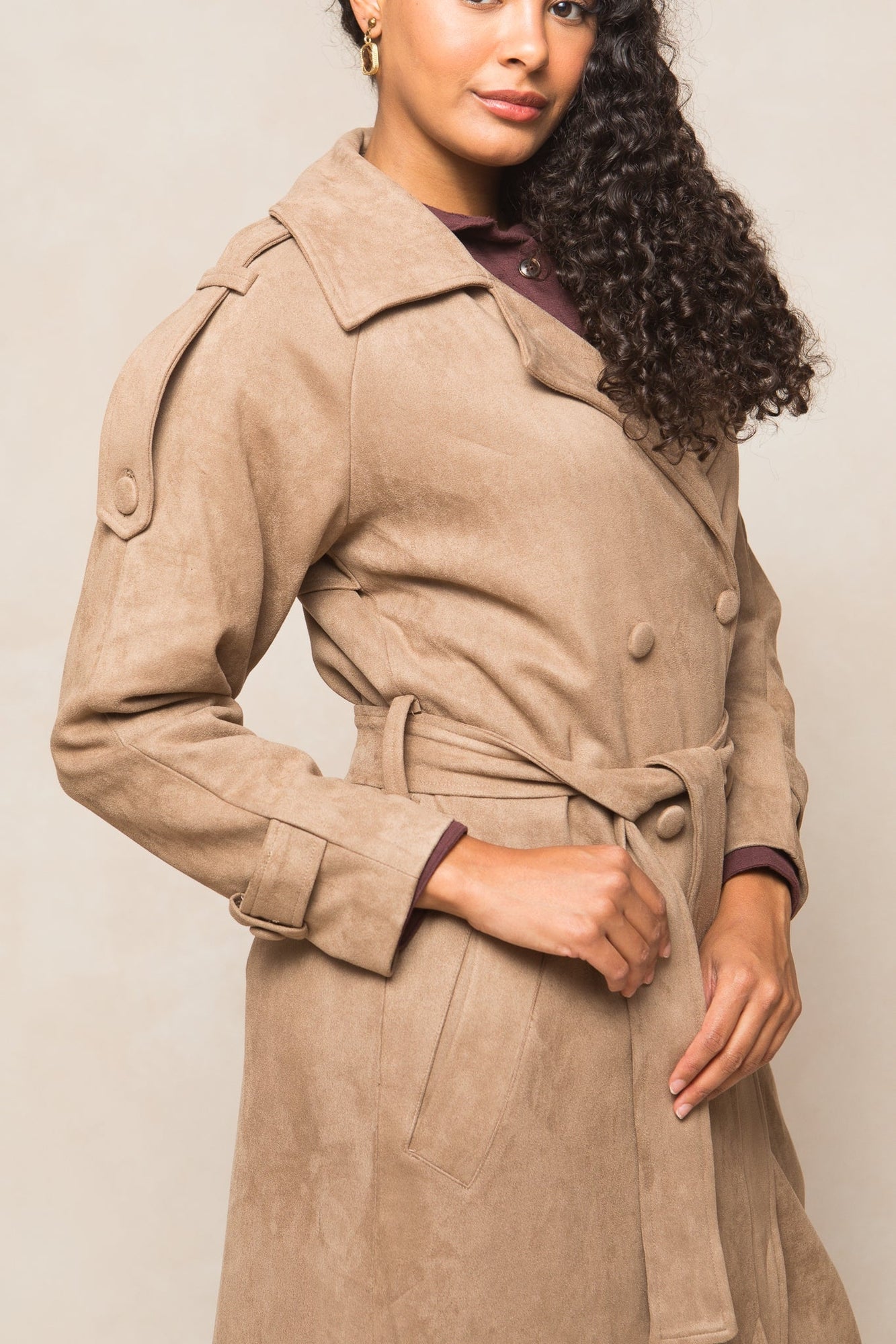 Women | Holly Coat | Tan