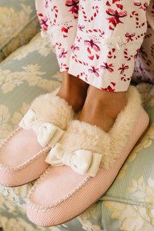 Women | Ivy Bow Slippers | Pink