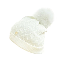 Women | Parker Ivory Adult Merino Wool Foldover Beanie Hat