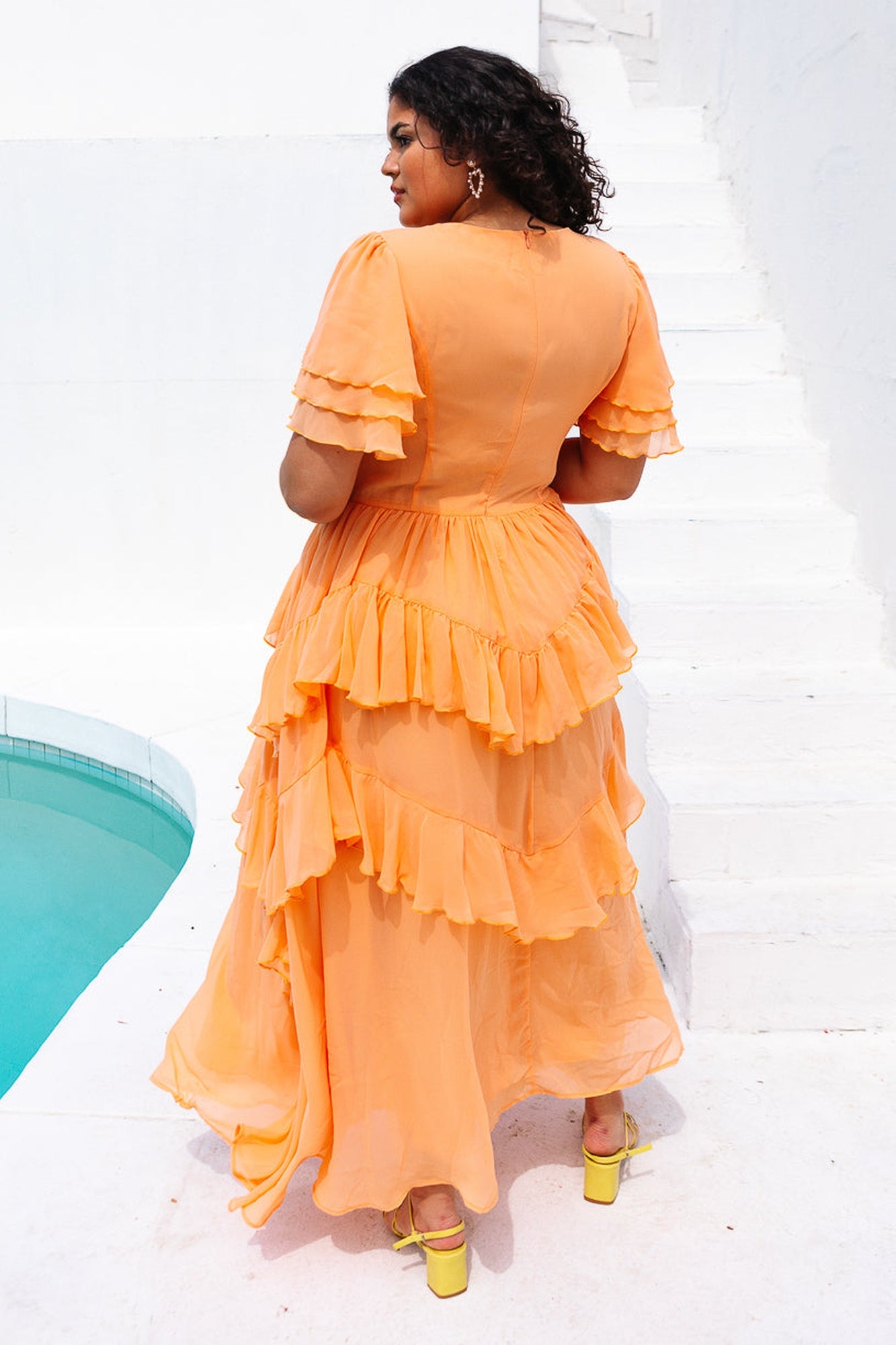 Women | Solana Dress | Orange