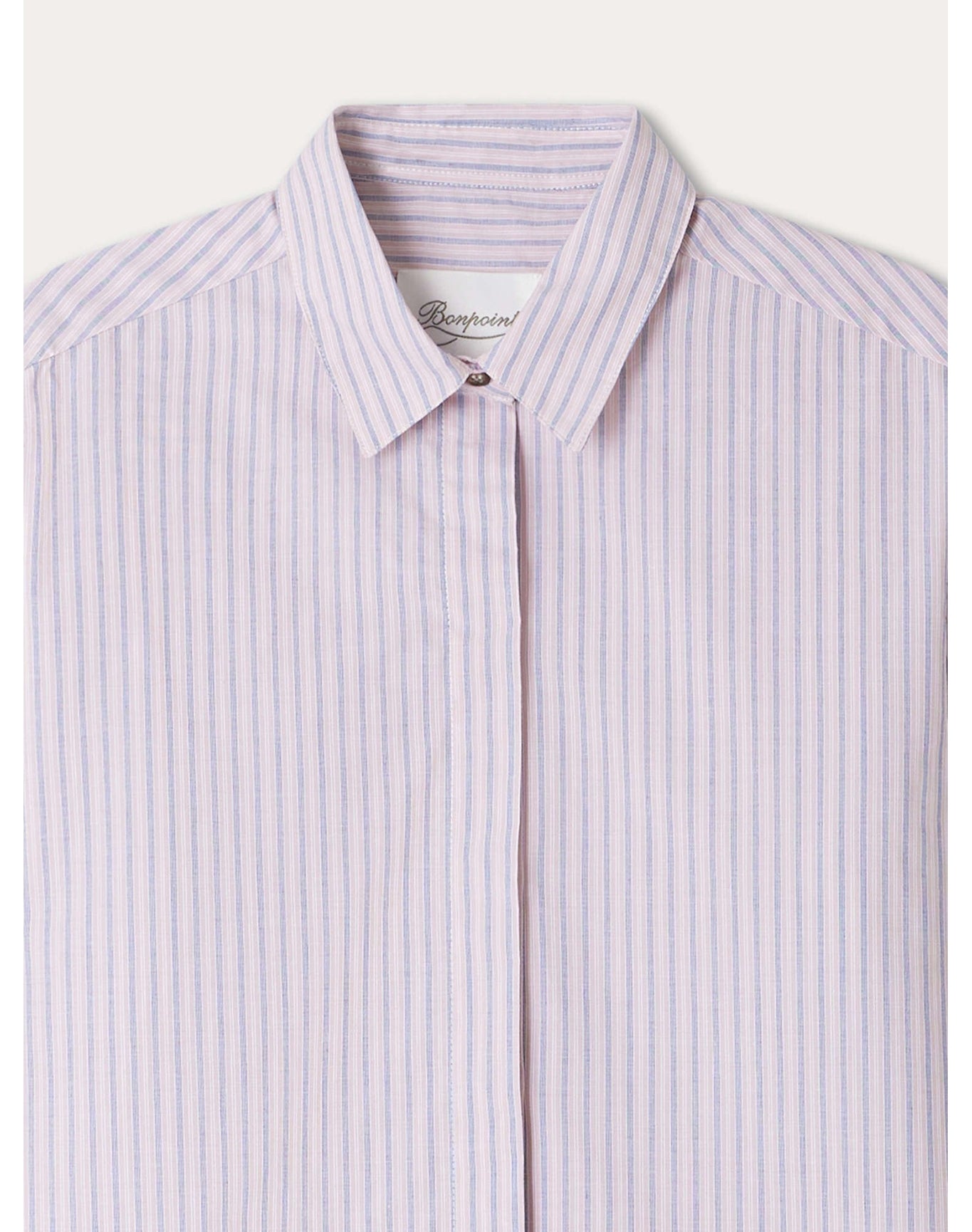Women | Striped Geneva Shirt | Pink