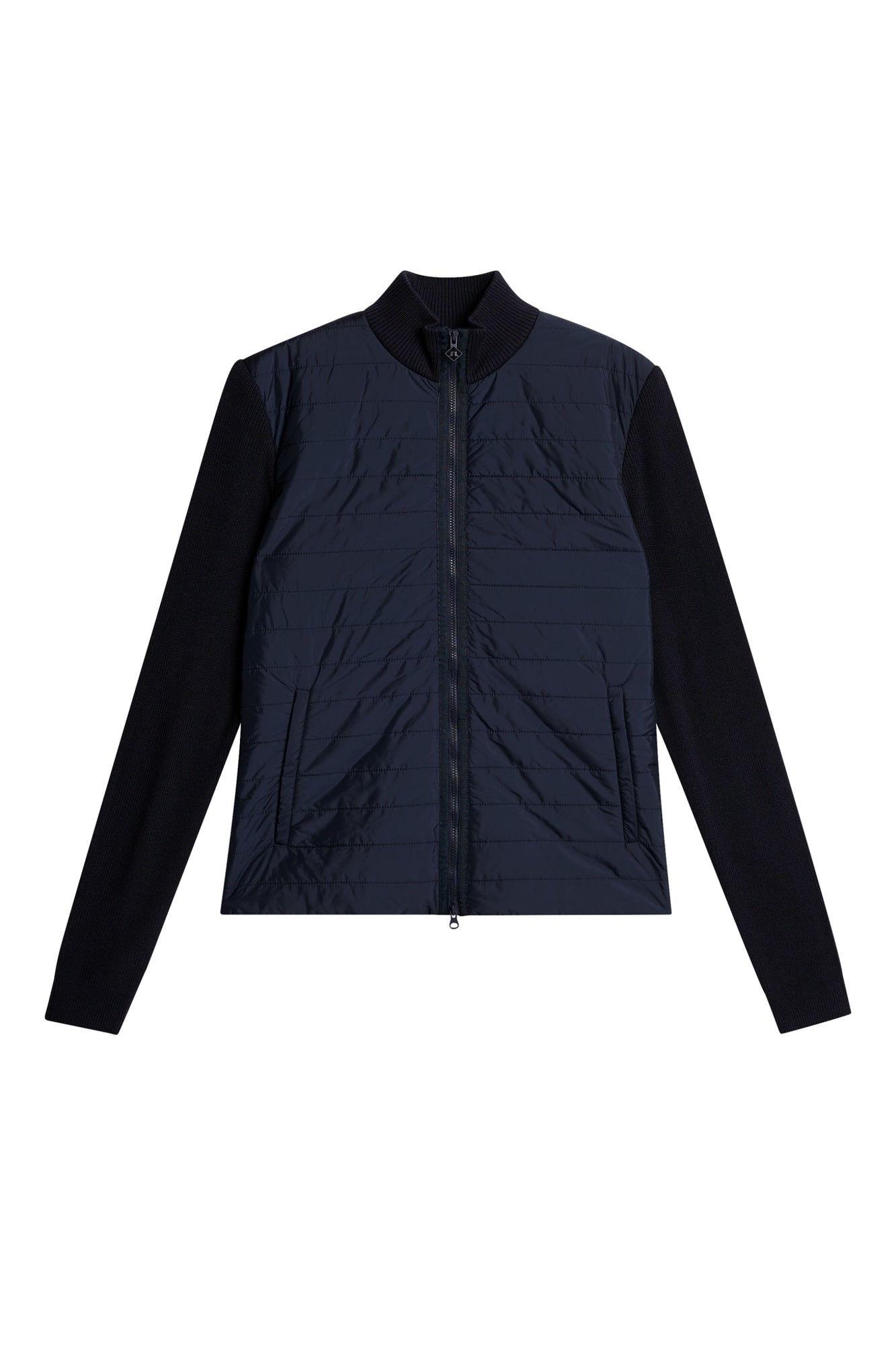 Women | Wren Knitted Hybrid Jacket | JL Navy