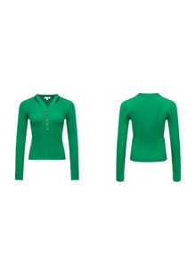 Wool Knitted Sweater | Green