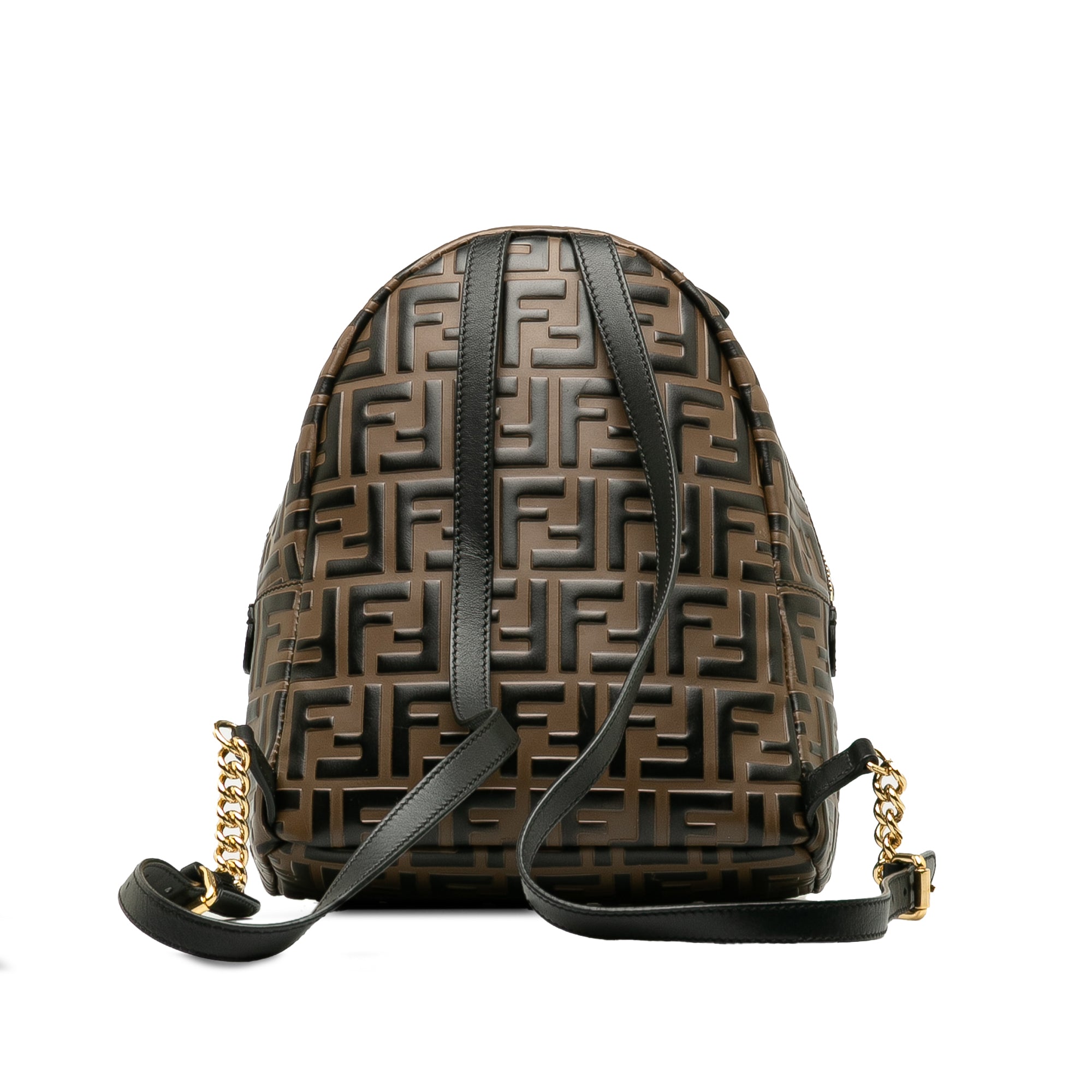 Fendi Pre-Owned Mini Zucca Embossed Backpack | Women | Brown