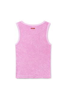 Women | Vintage Terry Fast Back V-Neck Tank | Violet