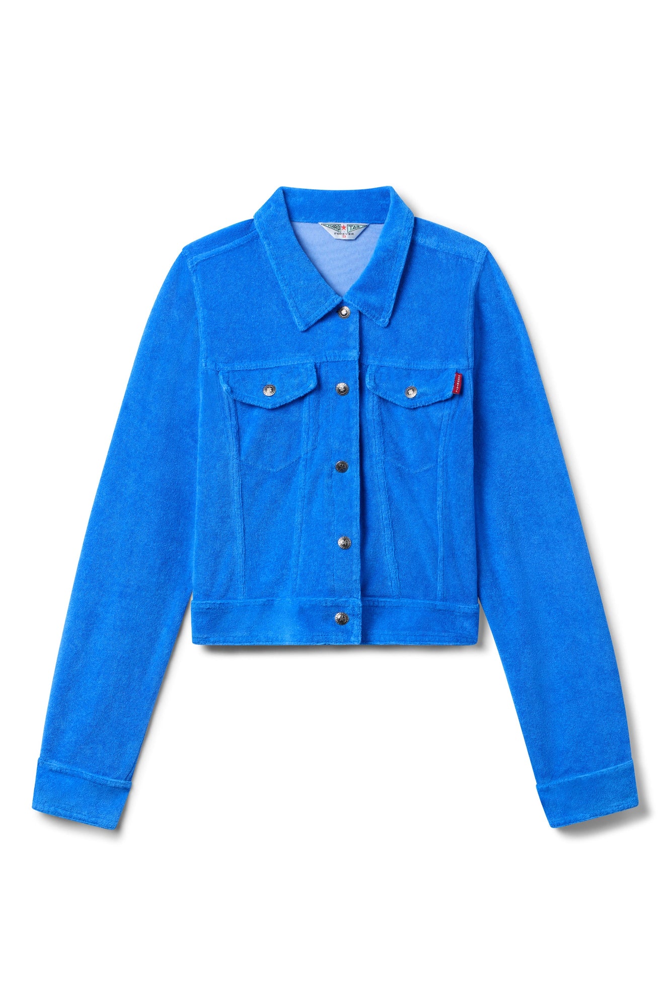 Women | Vintage Terry Cropped Jean Jacket | Marina