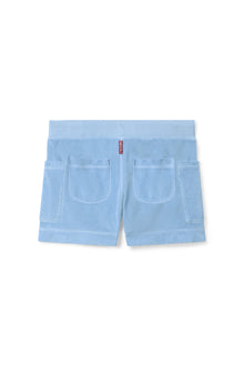 Women | Vintage Terry Low Rise 4 Pocket Short | Periwinkle
