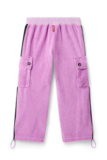 Kids | Kids Terry Paratrooper Pant | Violet
