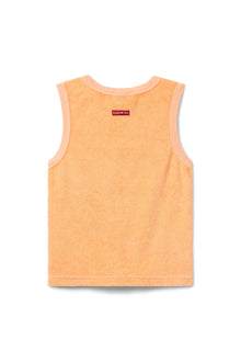 Kids | Kids Terry Fast Back Tank | Orange Creamsicle