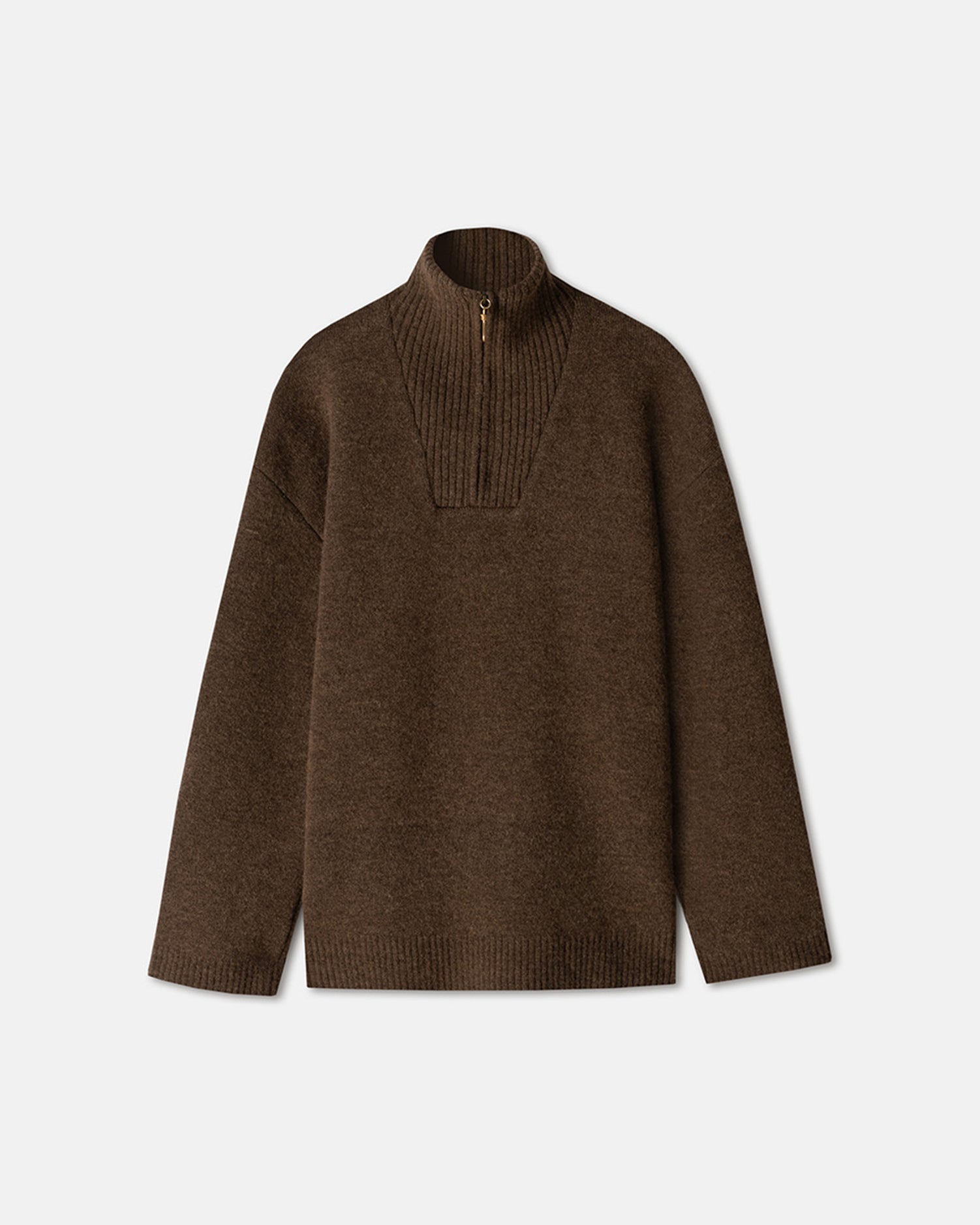 Womens | Zuma Fluffy-Knit Sweater | Brown