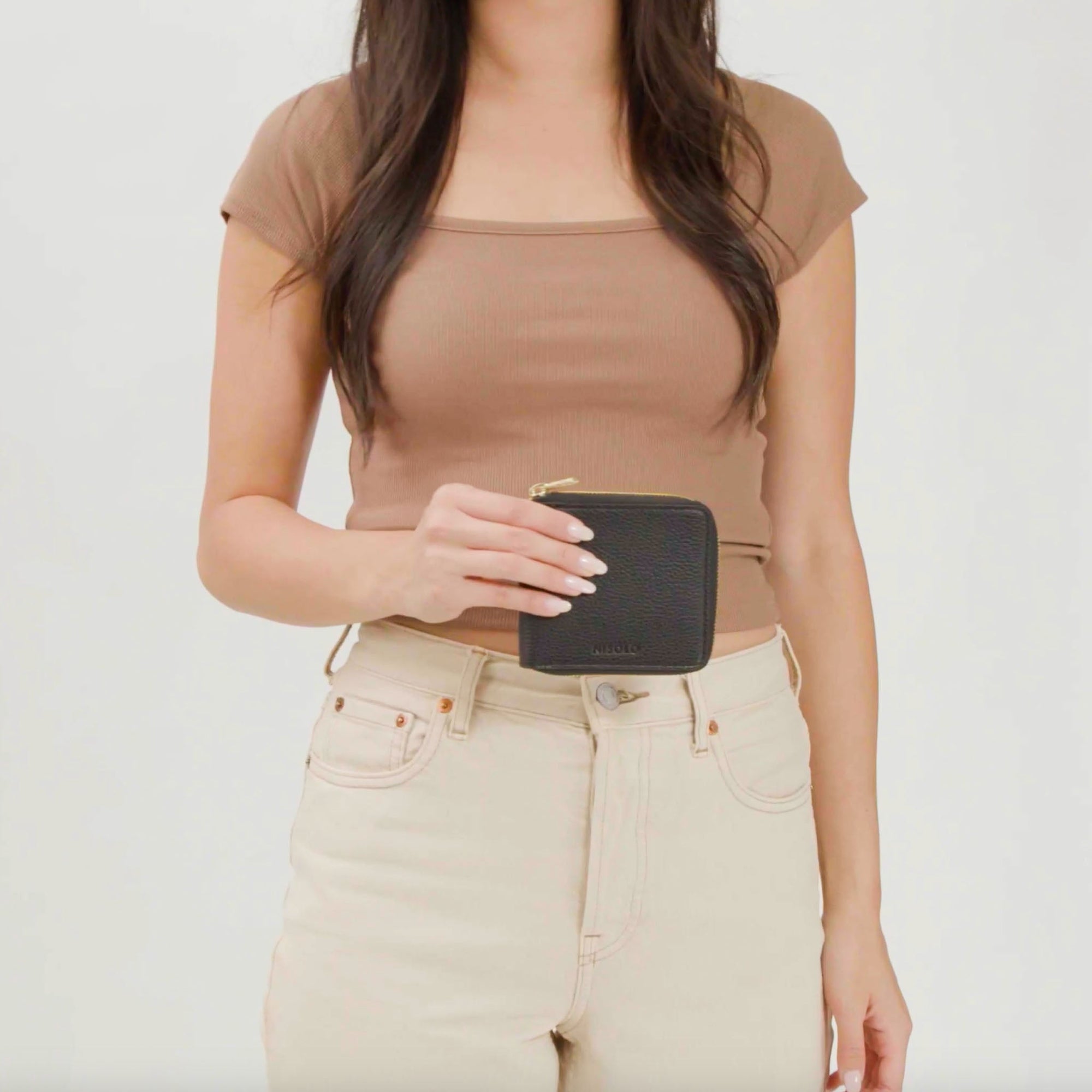 Remi Zip Wallet | Black