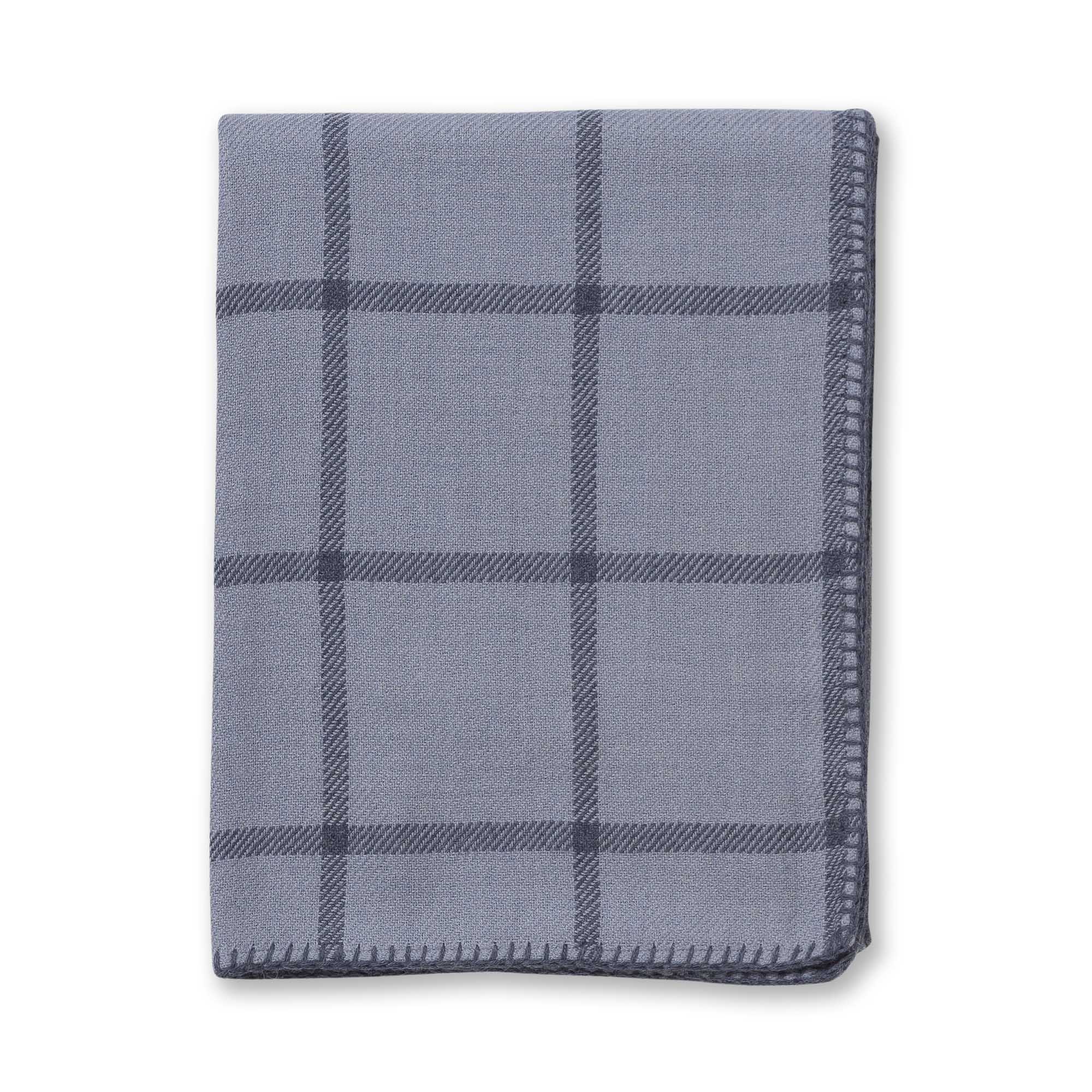 Graydon Throw | Chambray/Denim Blue