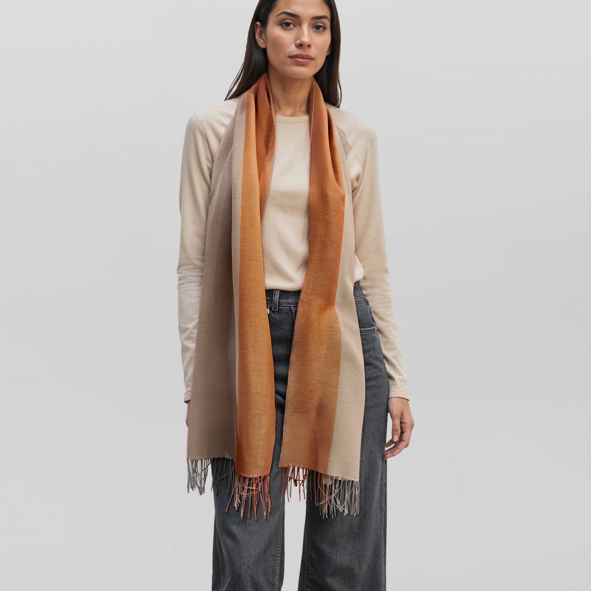 Derby Wrap | Firecracker/Light Taupe