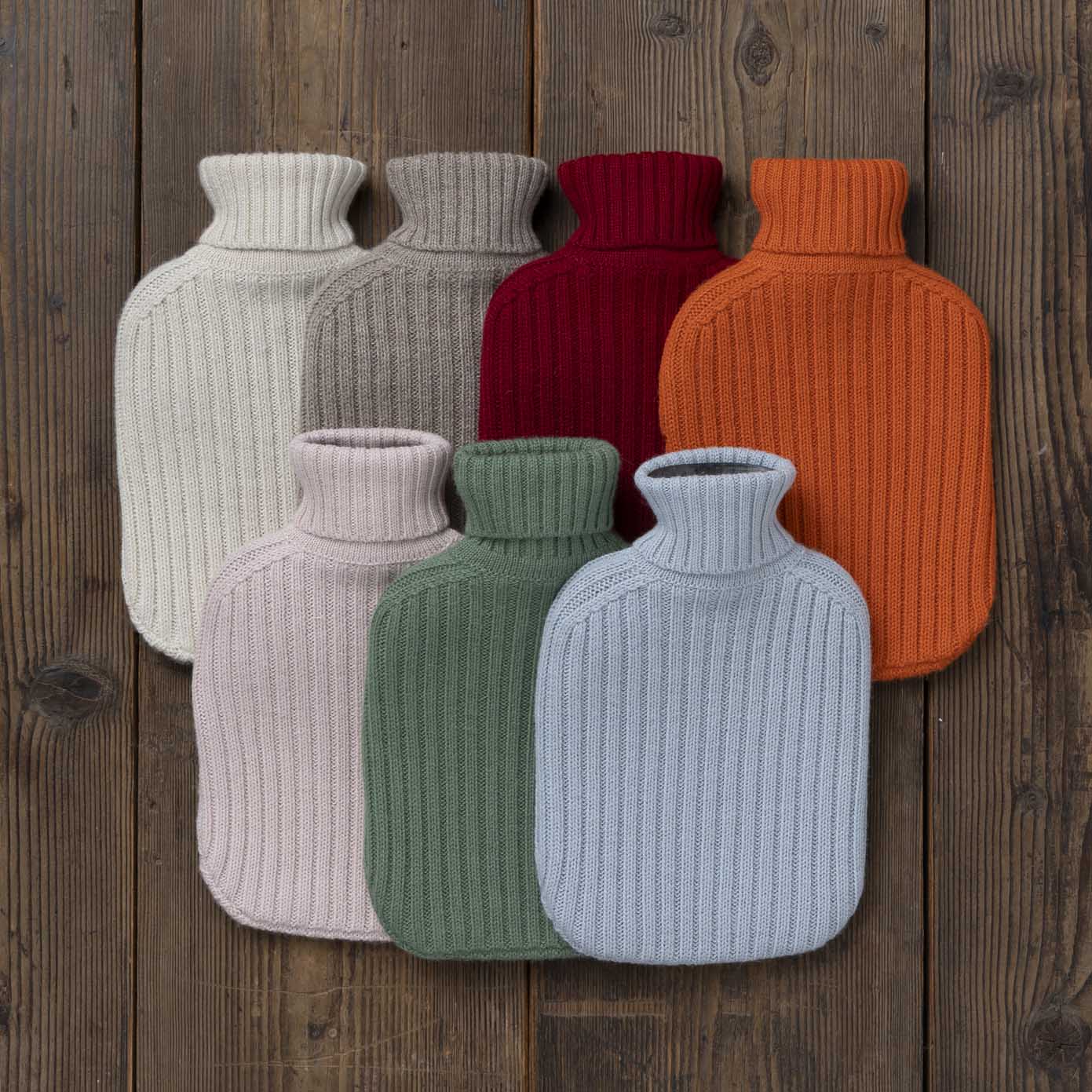 Ribbed Hot Water Bottle | Ivory
