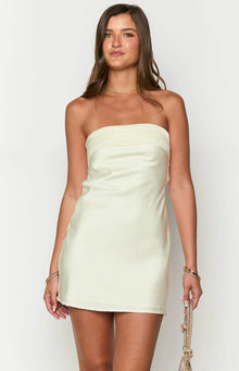 Annie Strapless Mini Dress | Cream