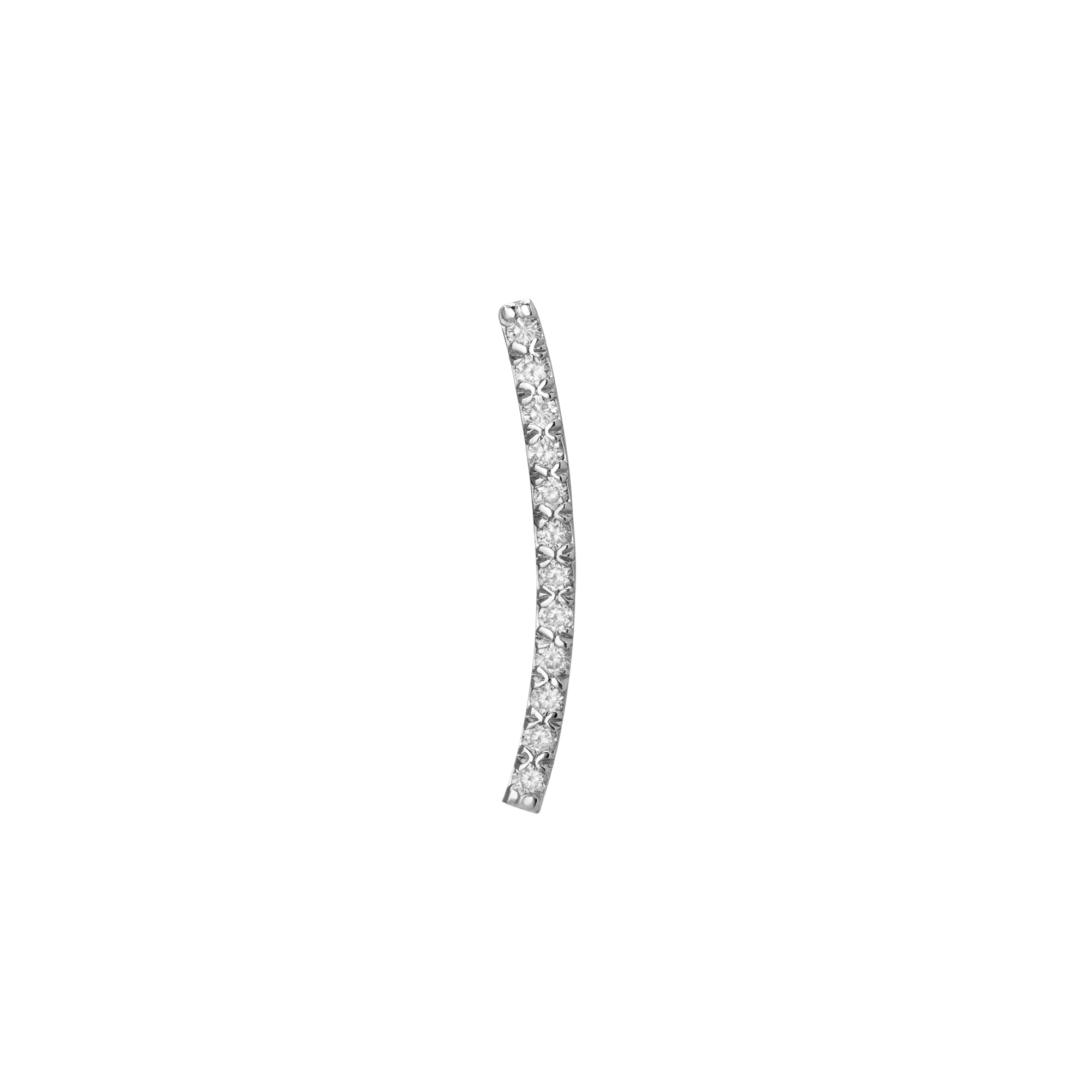 Archival Path Earring Vermeil White Gold Single Pair First