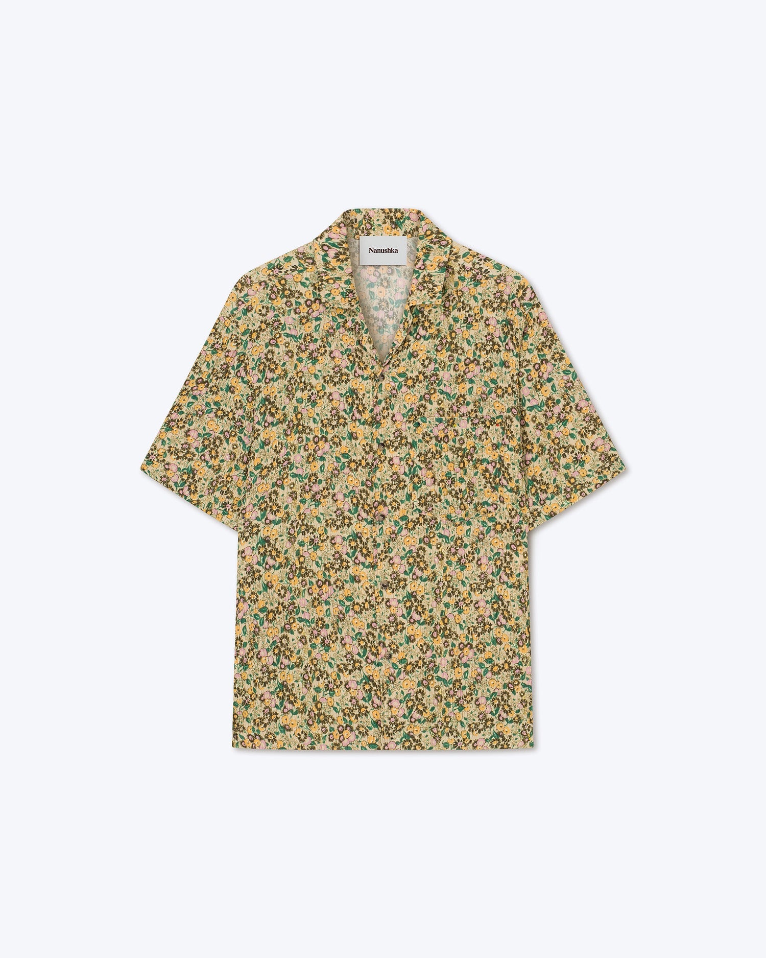 Mens | Bodil 60'S Pleat Shirt | Ditsy Floral