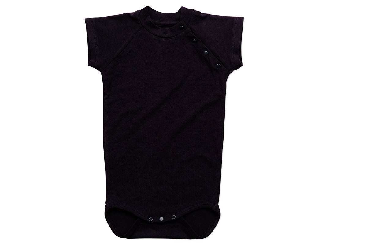 SS Bamboo Bodysuit | All Nighter Black