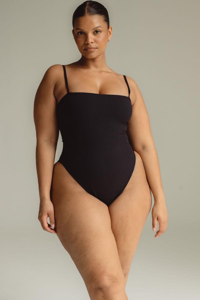 Jacelyn One Piece | Black Rib