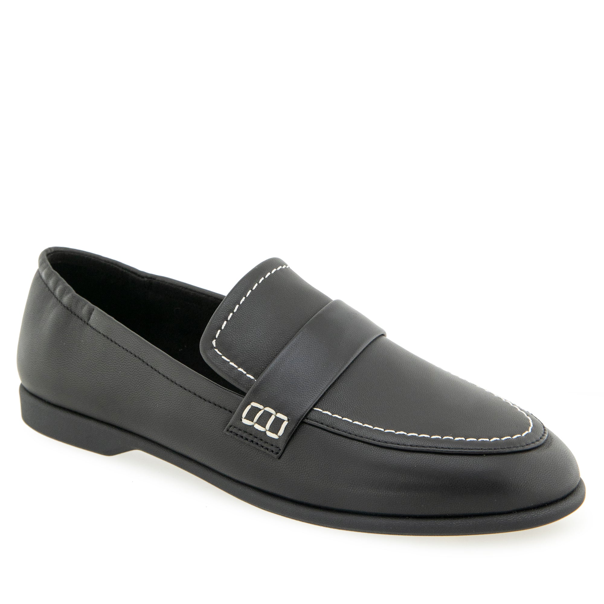 Noha Casual Loafer | Black Soft Nappa