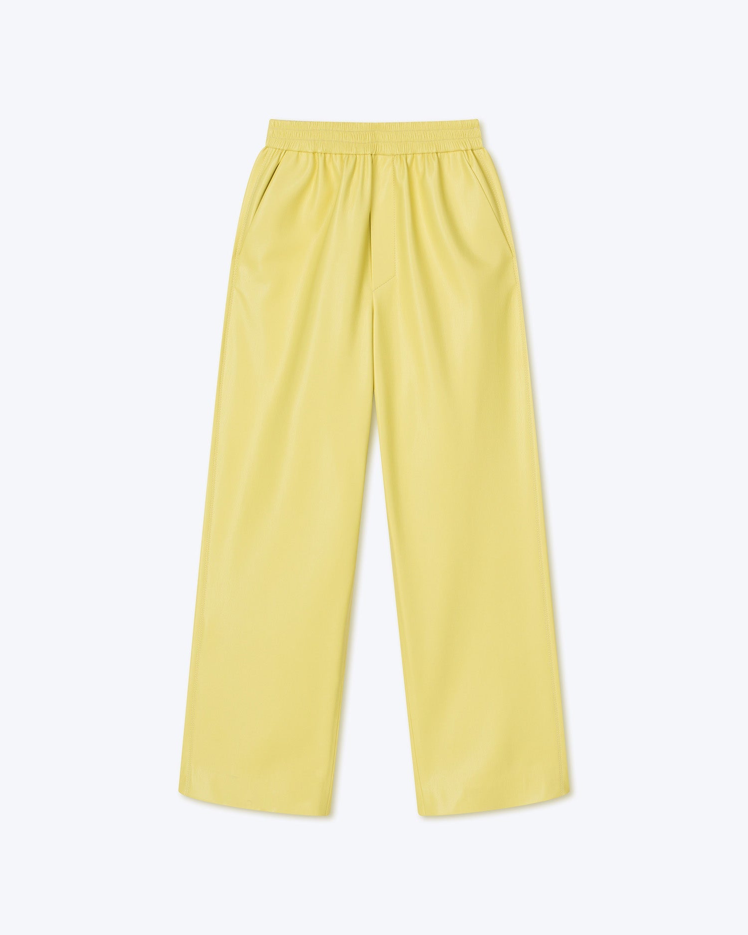 Womens | Lorca Saleokobor Alt-Leather Pants | Yellow