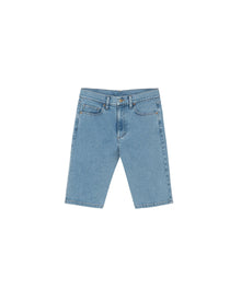 Womens | Kiki Denim Biker Shorts | Light Blue