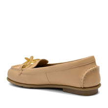Wysteria Casual Loafer | Beige Bisque Faux Soft Nappa