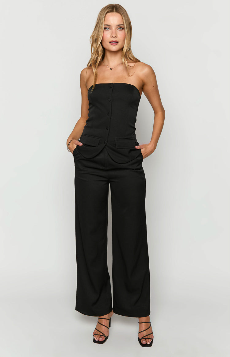 Dien Tailored Pants | Black