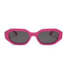 Womens | Allegra Sunglasses | Bright Pink | Grey Lenses
