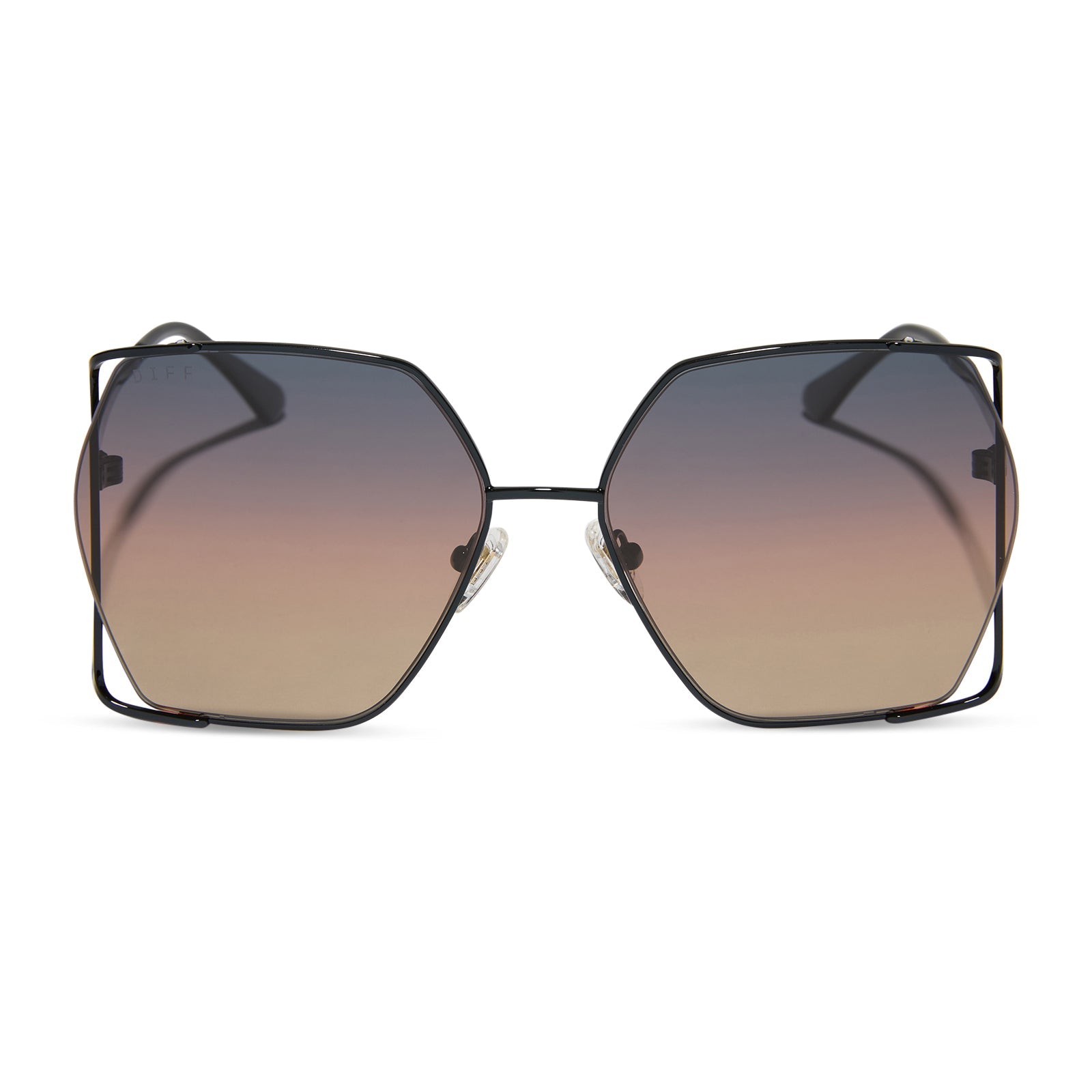 Womens | Donna IV Sunglasses | Black | Twilight Gradient Polarized Lenses